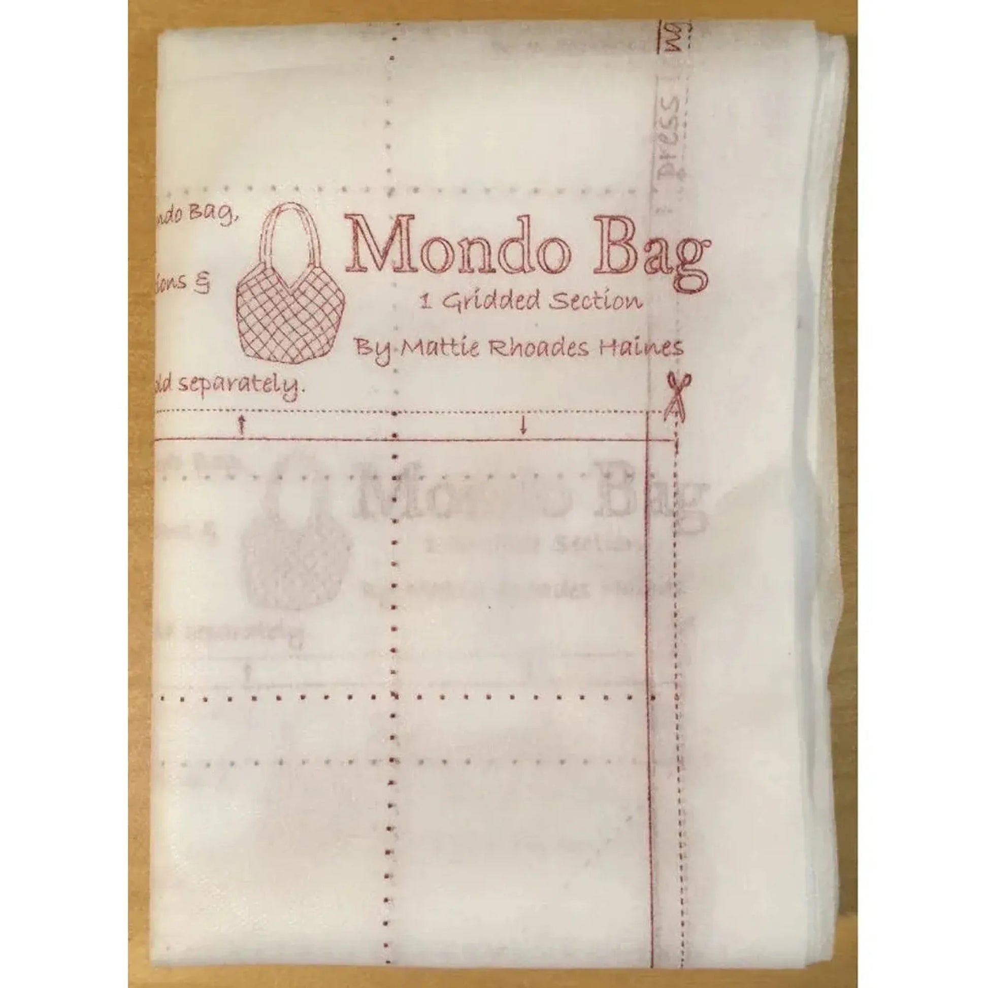 Mondo Bag Printed Interfacing Panel