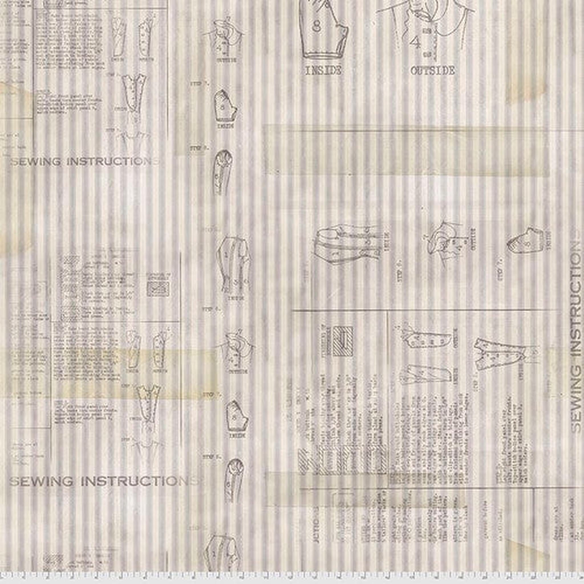 Monochrome by Tim Holtz - Sewing Instructions