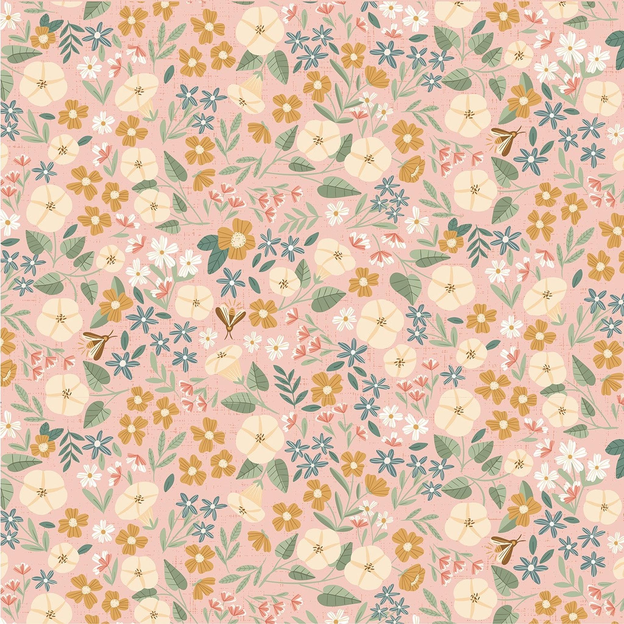 Moonbeam Dreams by Poppie Cotton - Blush Moon Garden