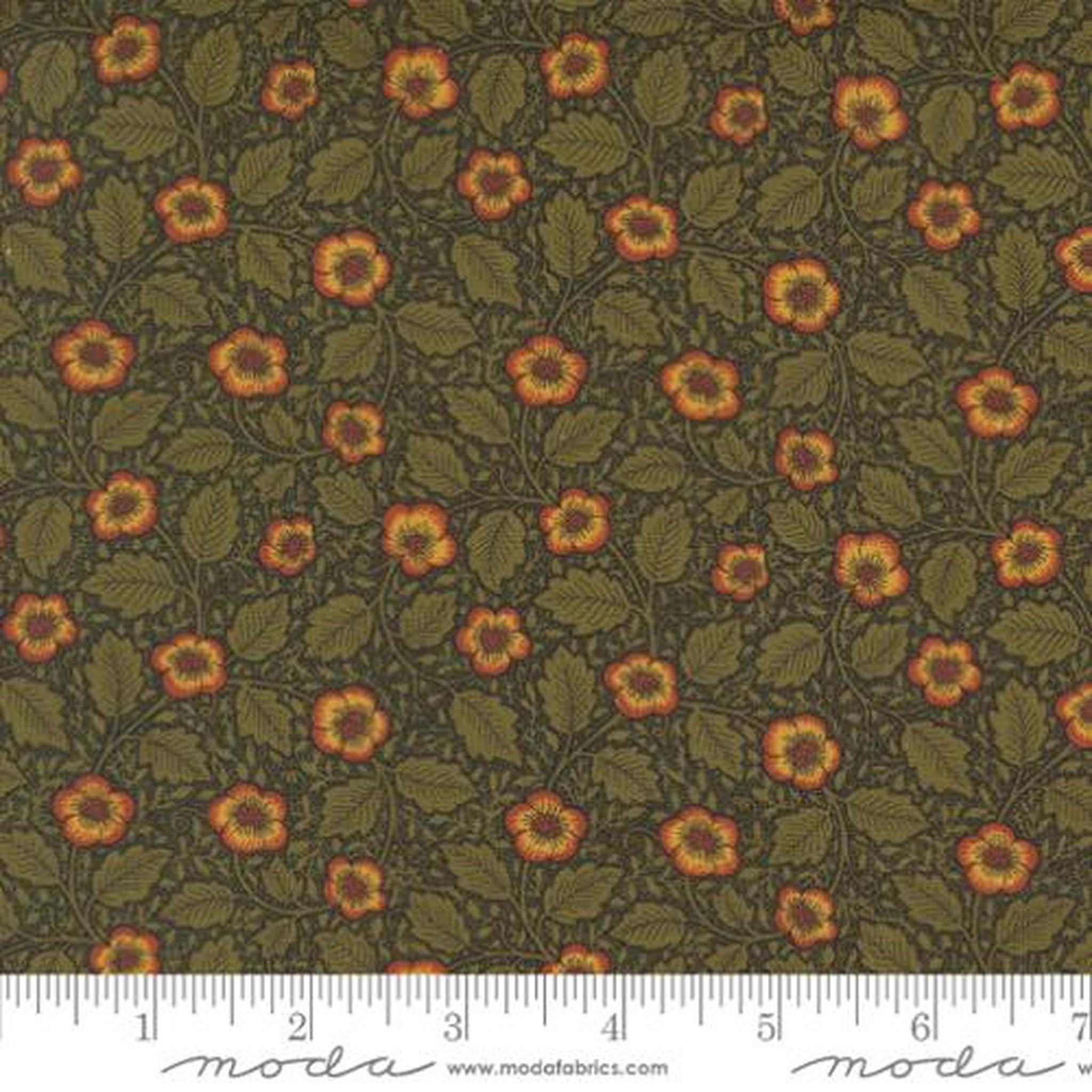 Morris Manor by Barbara Brackman - Antipodes: Ebony