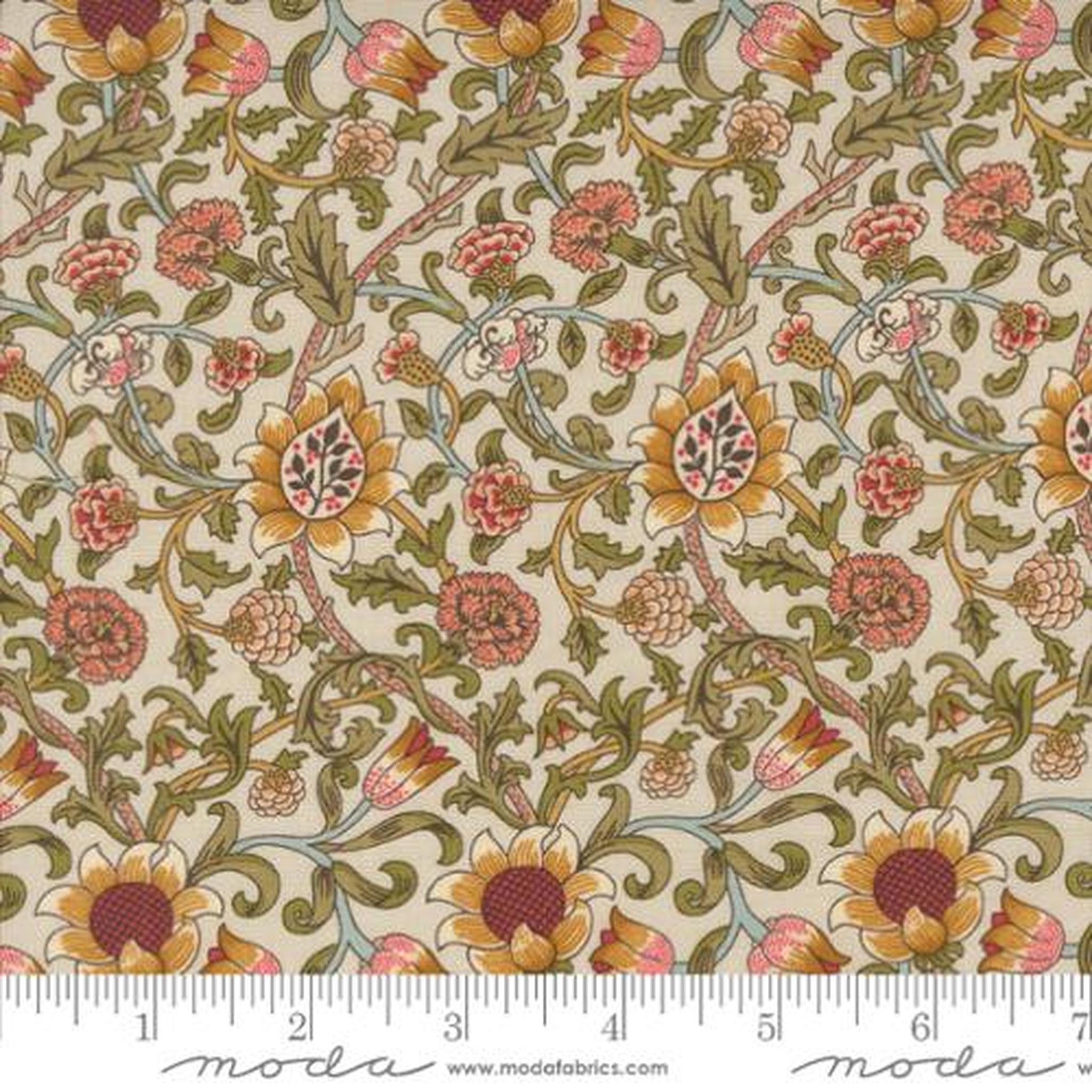 Morris Manor by Barbara Brackman - Evenlode Florals: Porcelain