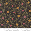 Morris Manor by Barbara Brackman - Scroll Florals: Ebony