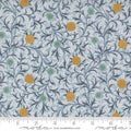 Morris Manor by Barbara Brackman - Scroll Florals: Sky