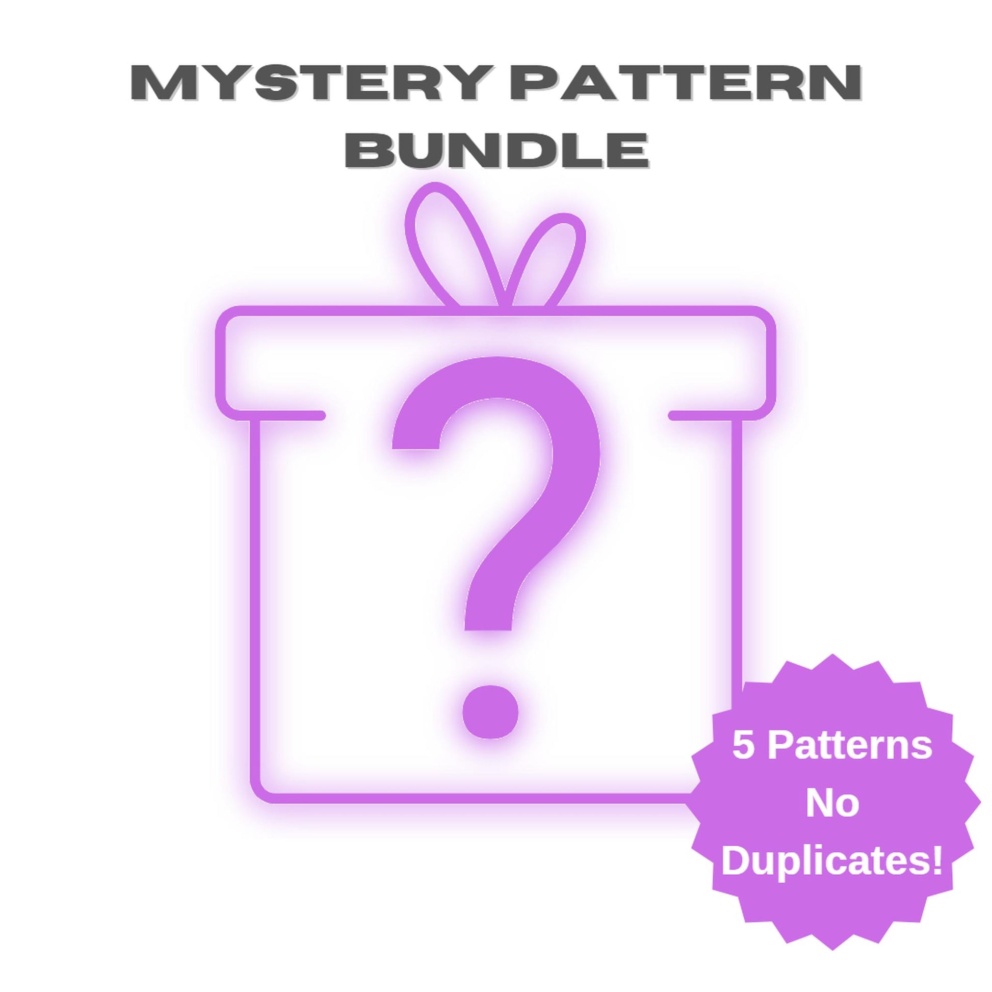 Mystery Pattern Bundle (5 Various Patterns - Our Choice)