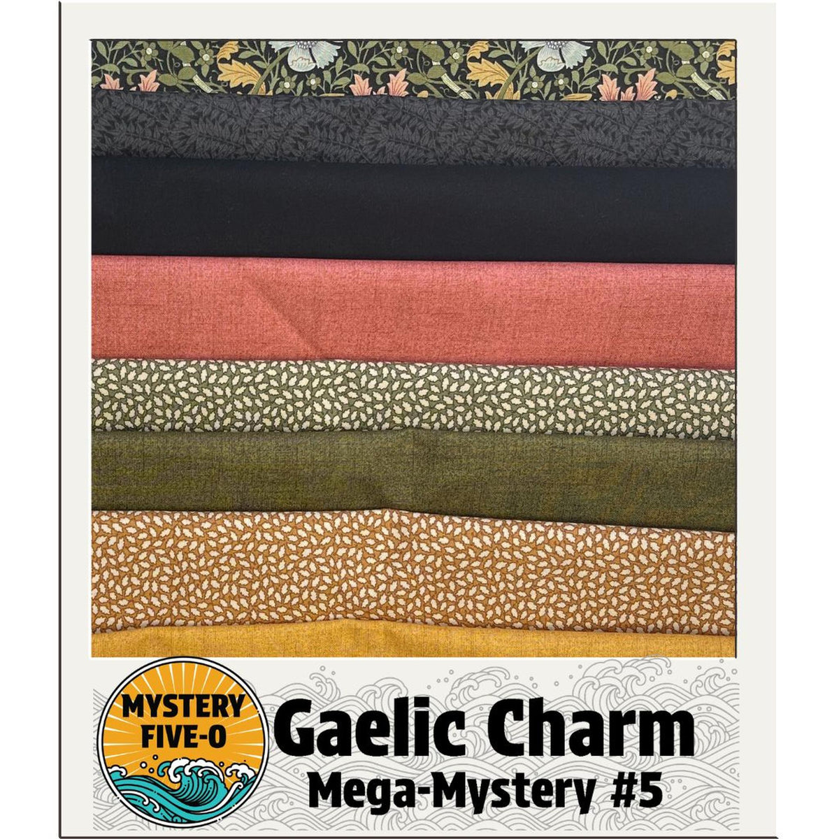 Mystery Five-0 - Quilt Kit - Gaelic Charm William Morris