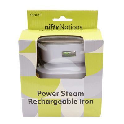 Nifty Notions Steam Charge Rechargeable Cordless Iron
