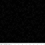 Riley Blake Tone on Tone Black - Blossoms