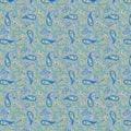 Nana Mae 7 by Henry Glass - Paisley - Blue