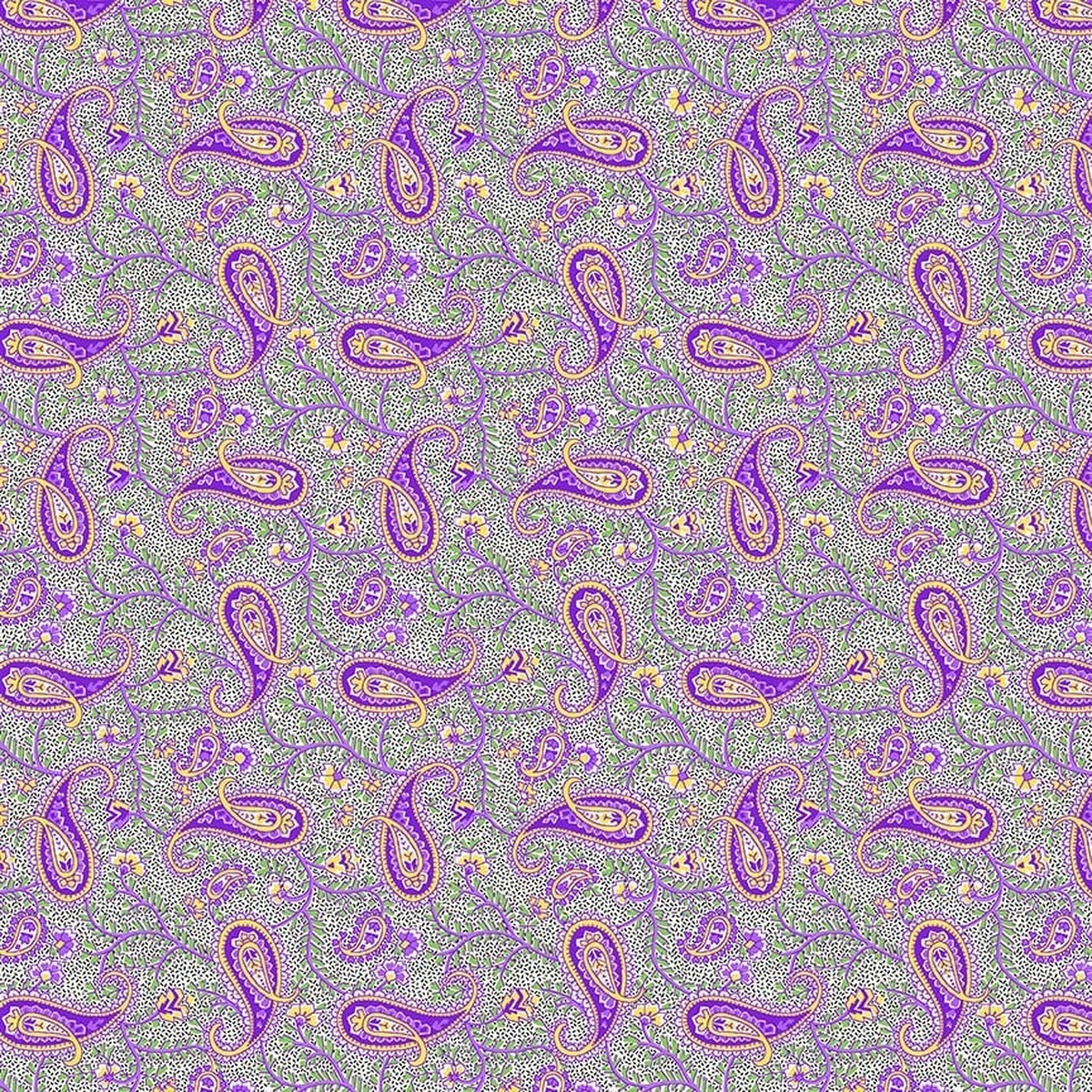 Nana Mae 7 by Henry Glass - Paisley - Lilac