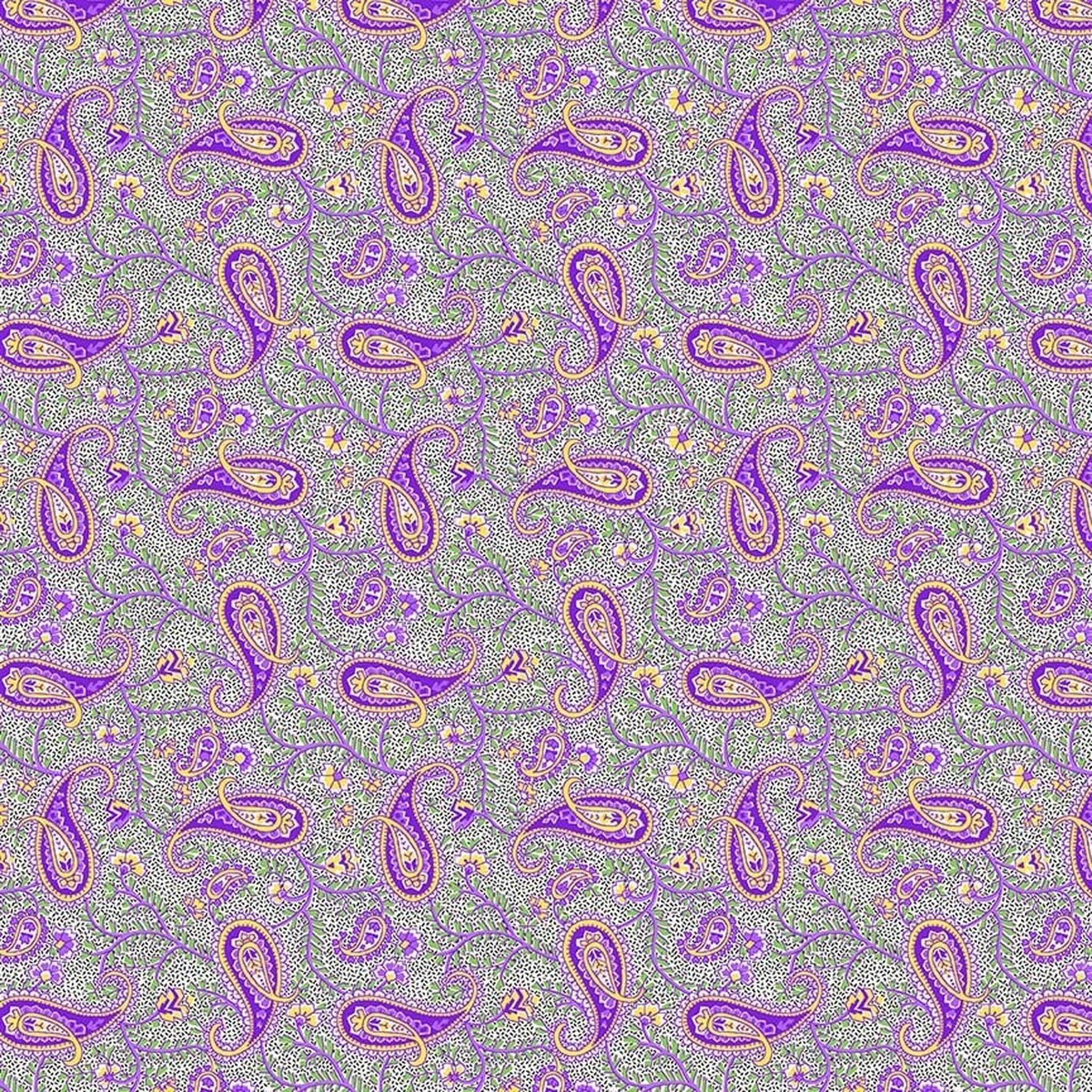 Nana Mae 7 by Henry Glass - Paisley - Lilac