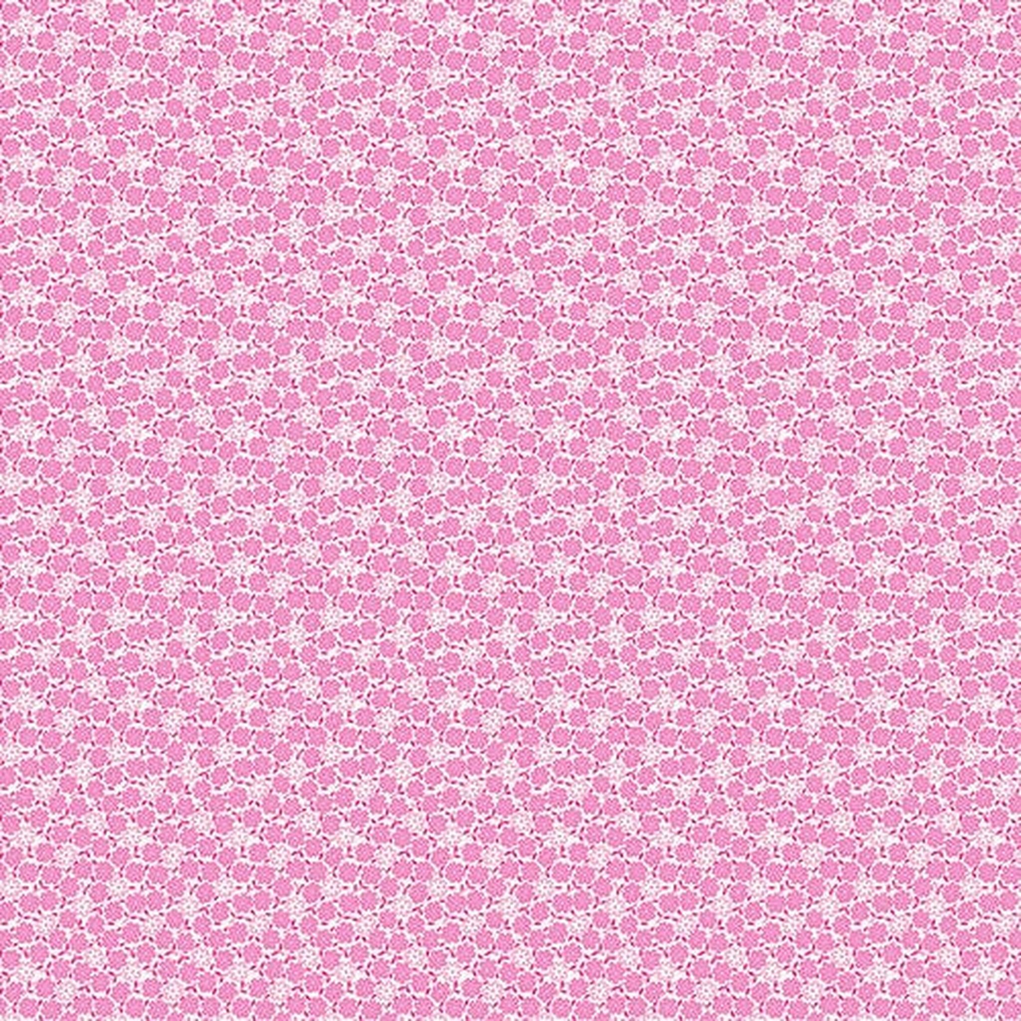 Nana Mae 7 by Henry Glass - Small Flowers - Pink