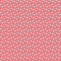 Nana Mae 7 by Henry Glass - Small Flowers - Red