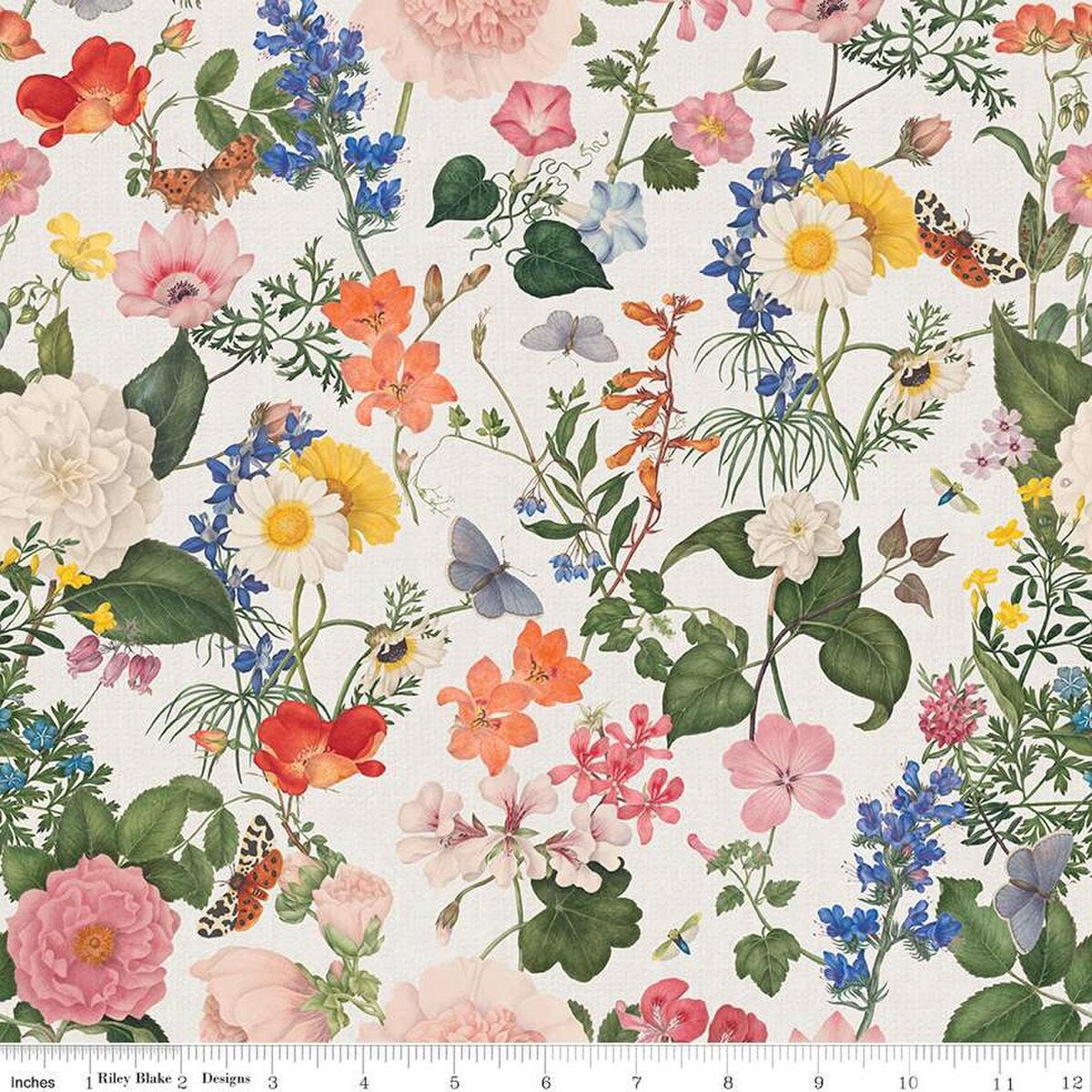 Natures' Portrait Linen - Floral Natural