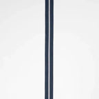 Navy Nylon Coil Zipper #3 - Nickel