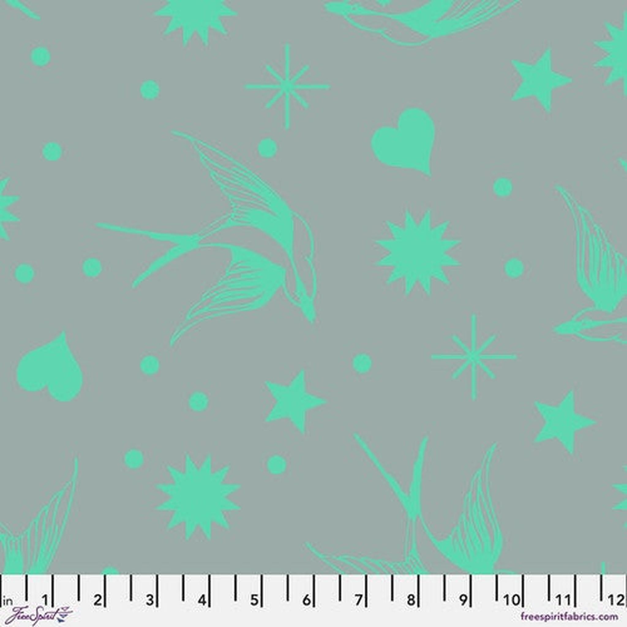 Neon True Colors by Tula Pink - Neon Fairy Flakes - Spirit