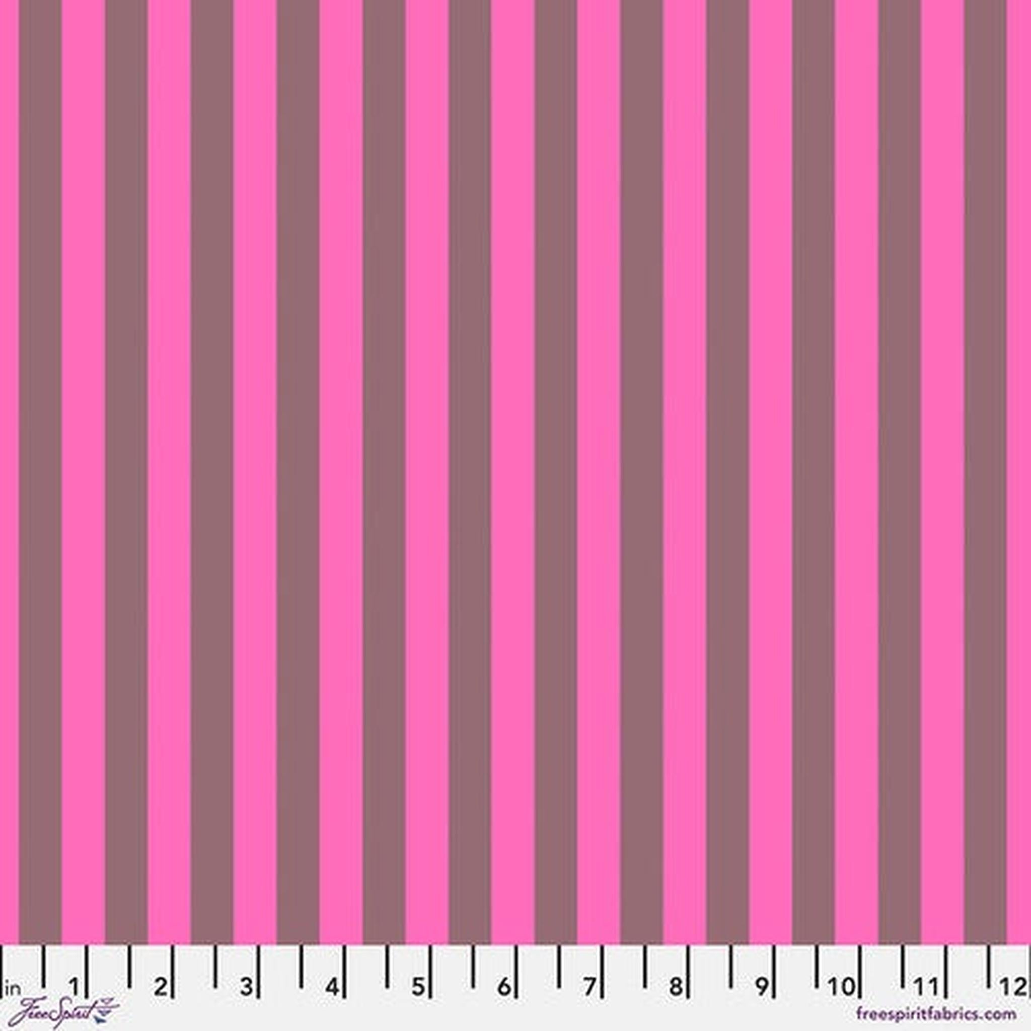 Neon True Colors by Tula Pink - Neon Tent Stripe - Cosmic