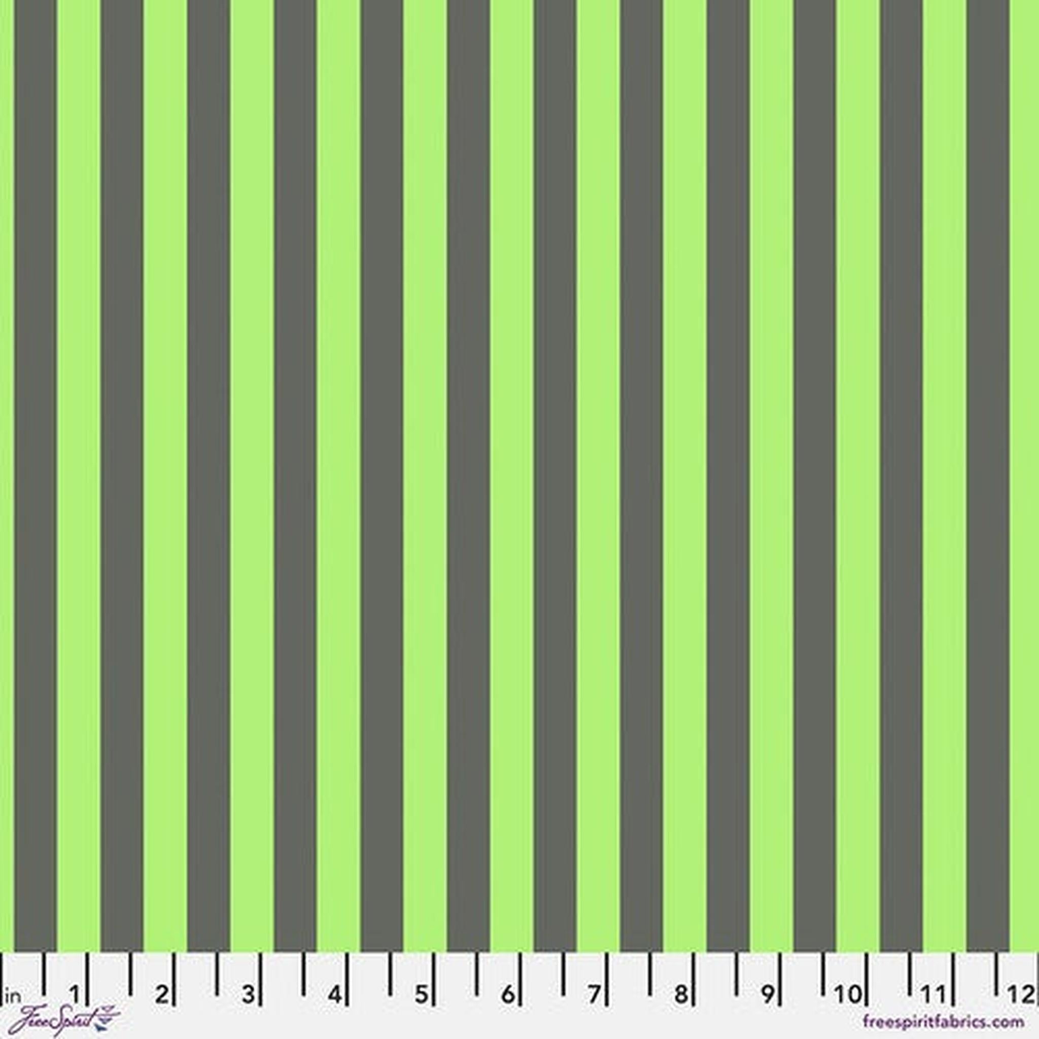 Neon True Colors by Tula Pink - Neon Tent Stripe - Karma