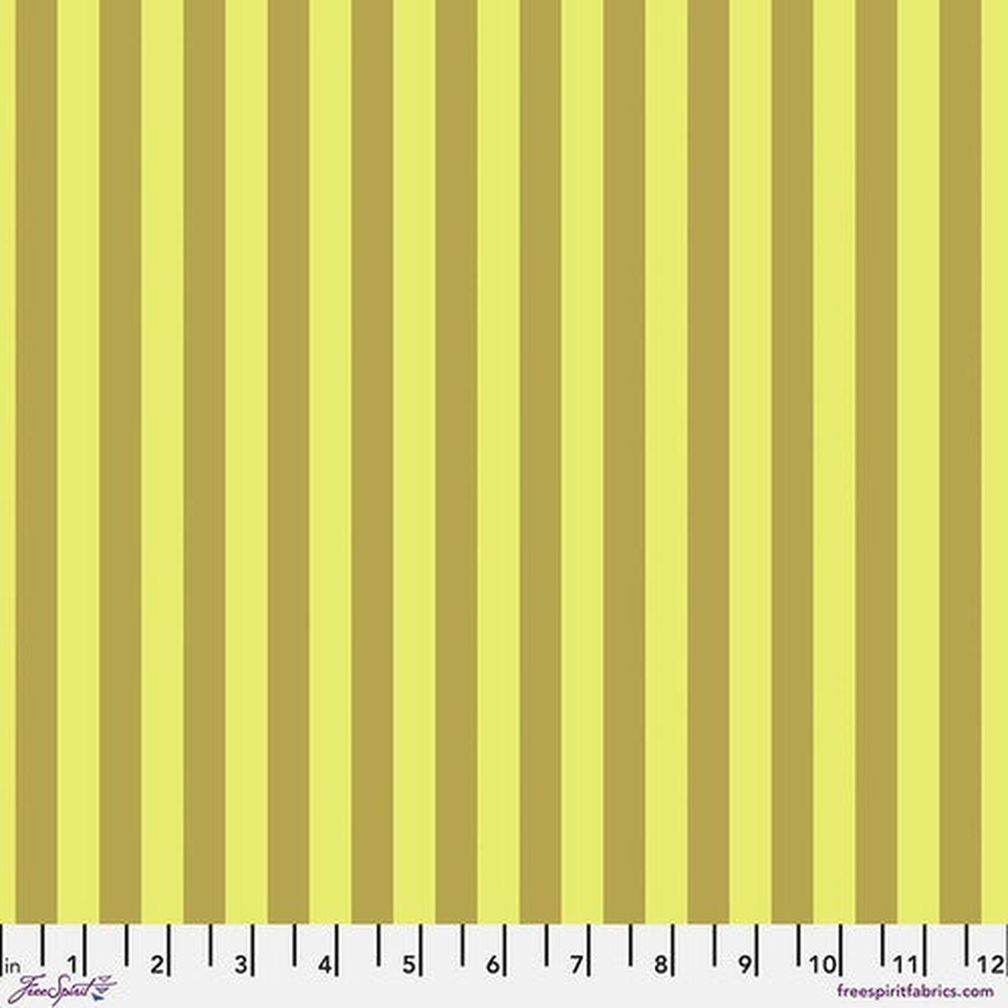 Neon True Colors by Tula Pink - Neon Tent Stripe - Moon Beam