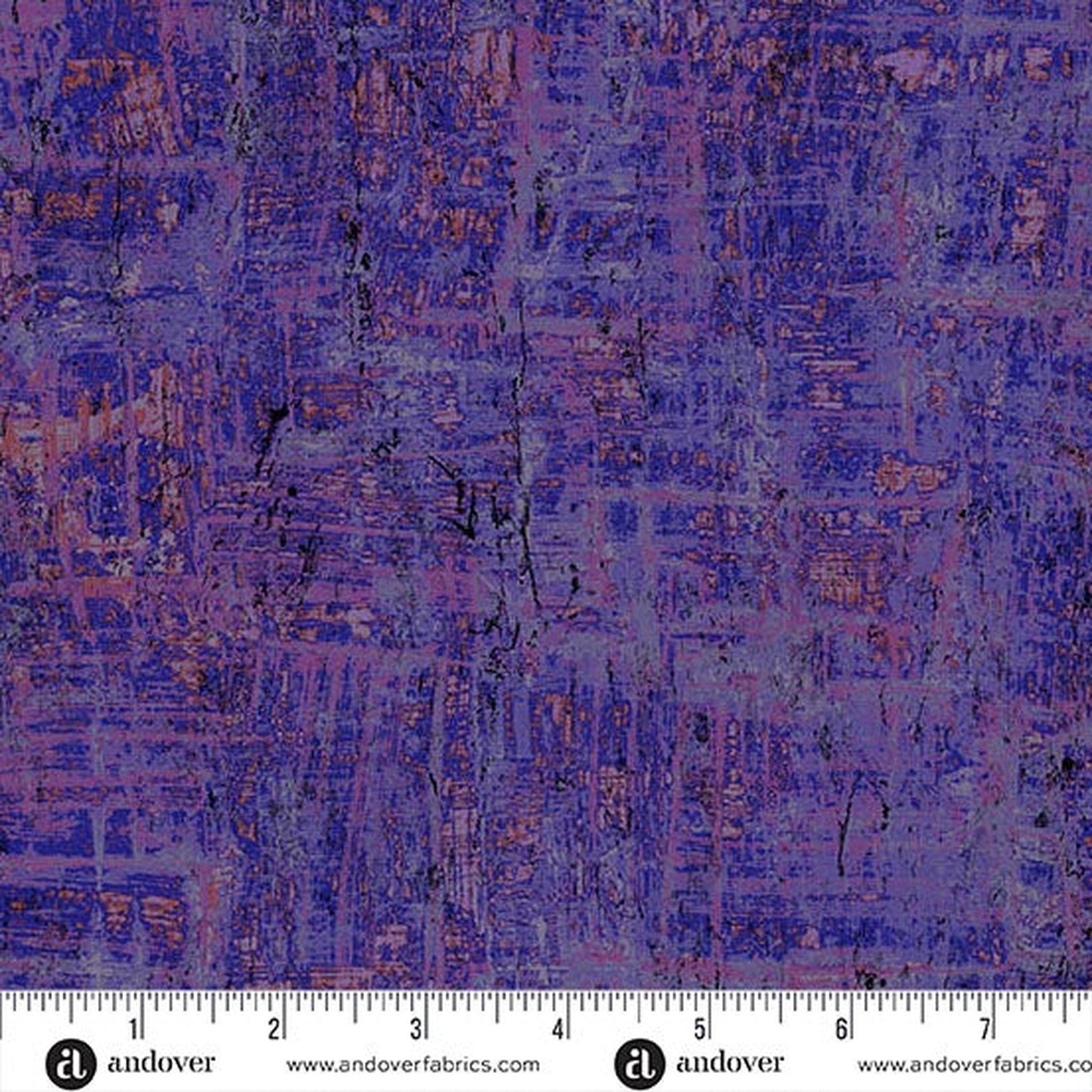 Nitty Gritty by Jordan Fabrics - Royal Purple