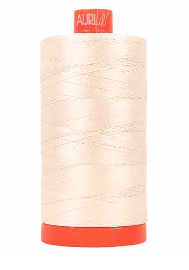 Aurifil Cotton Thread 50wt - Light Sand  A1050-2000