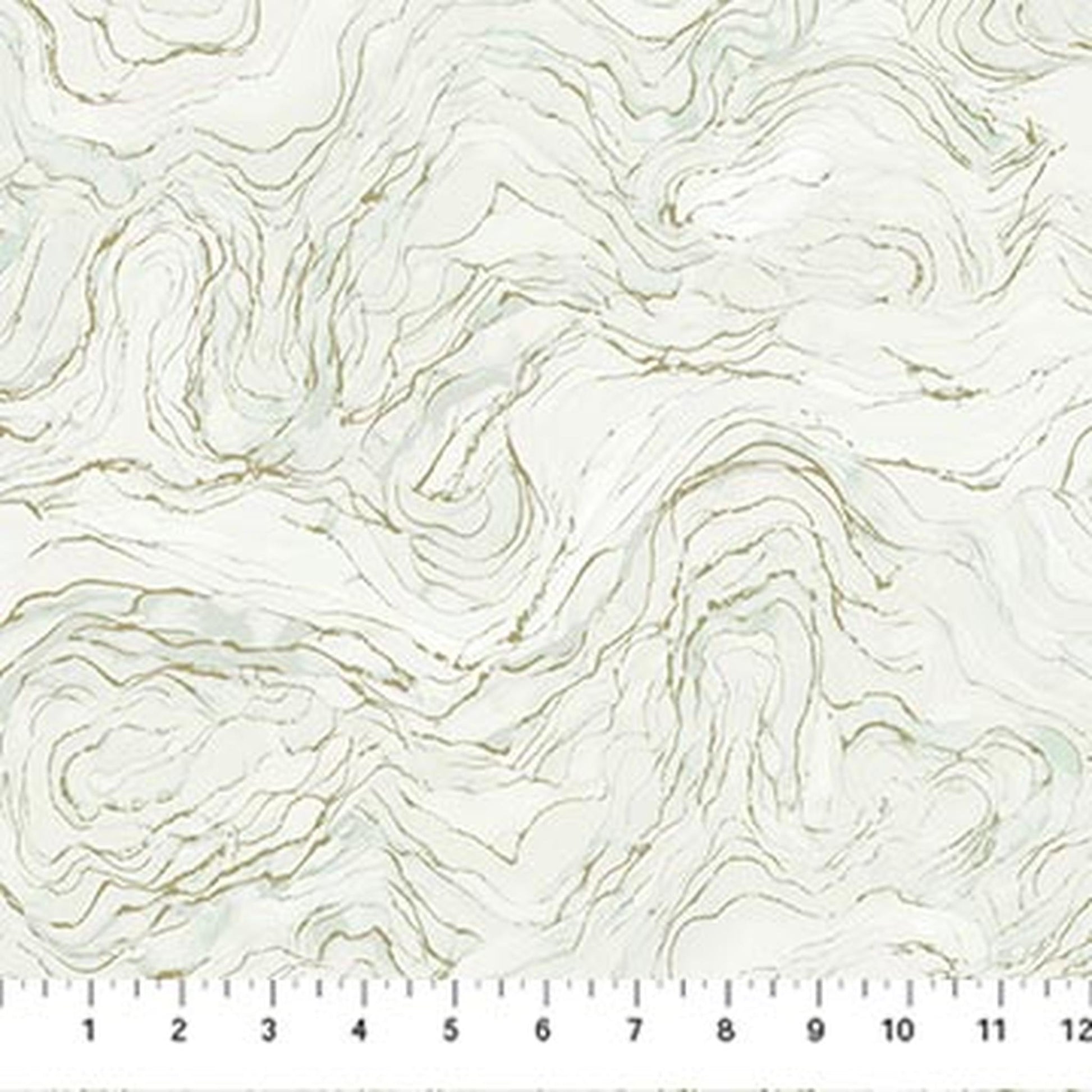 Northcott Midas Touch Wave Texture - Sage