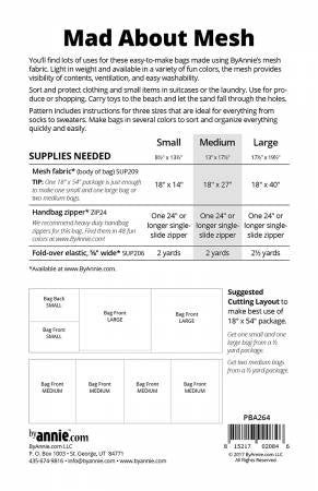 Pattern:  byAnnie's Mad About Mesh