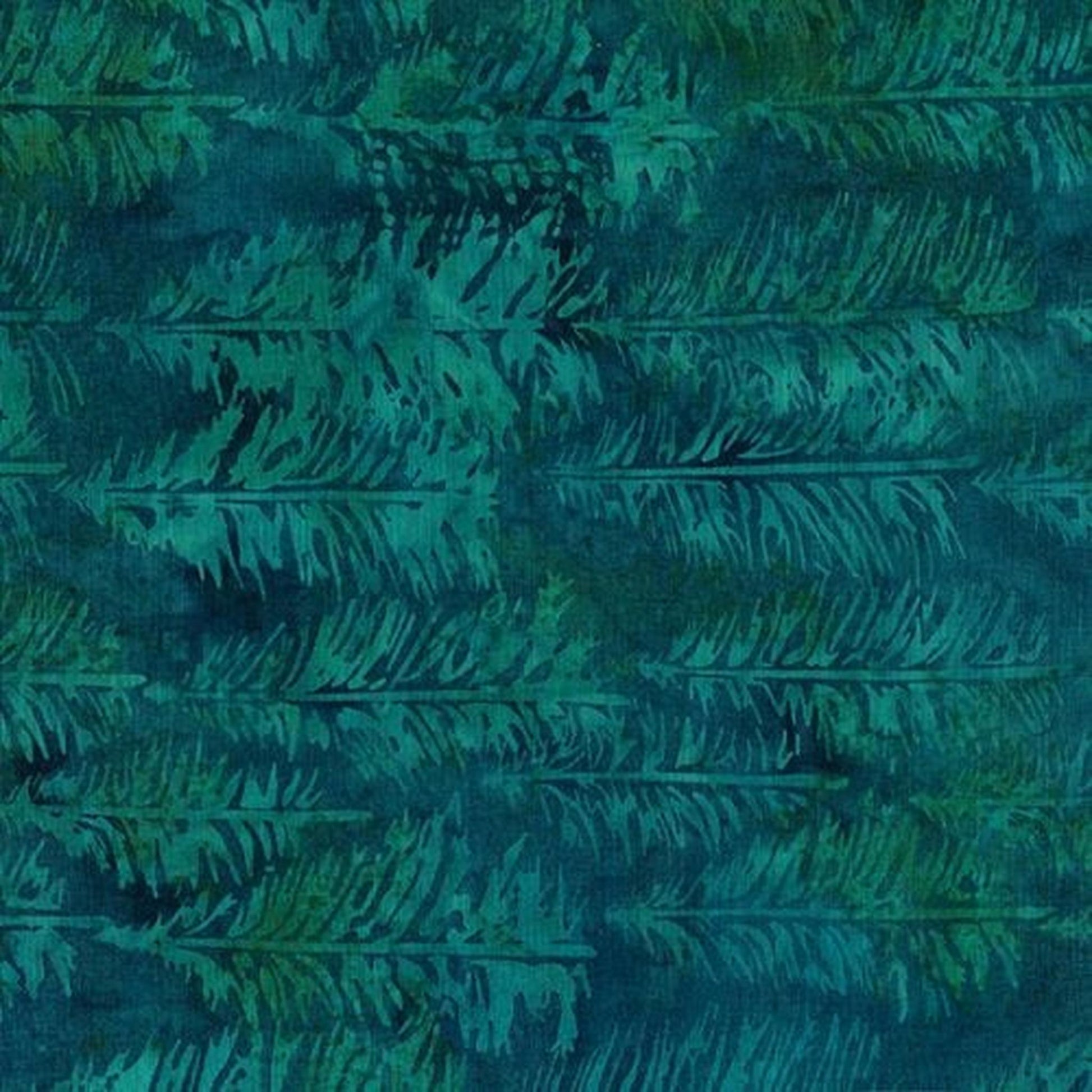 Oasis by Kathy Engle - Evergreen: Teal Cerulean