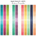 6" Apple Peel (12) - Ombre Confetti