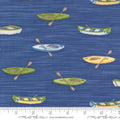 On Lake Time by Deb Strain - Canoes & Kayaks: Deep Water