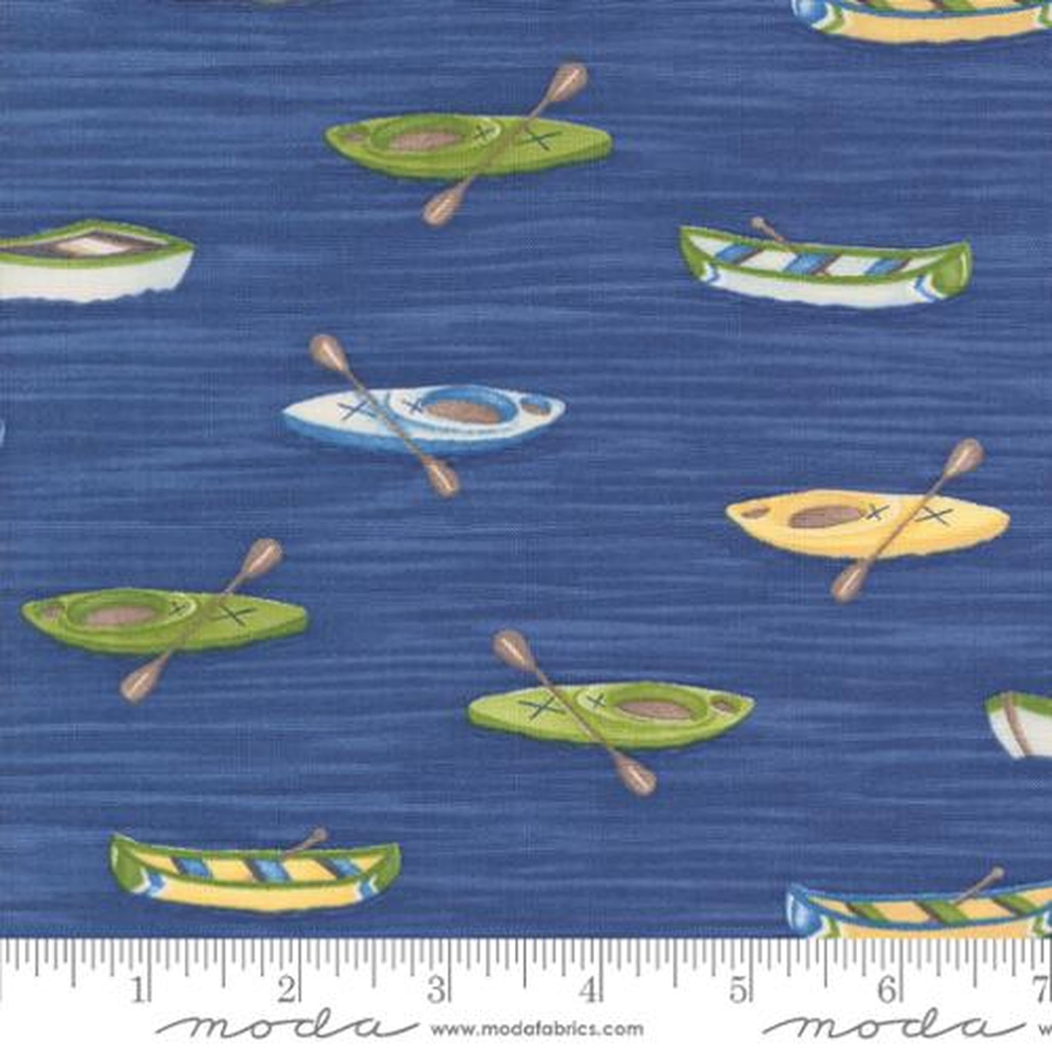 On Lake Time by Deb Strain - Canoes & Kayaks: Deep Water