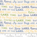 On Lake Time by Deb Strain - Lake Words: Cloud White