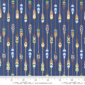 On Lake Time by Deb Strain - Patterned Paddles: Deep Water
