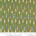 On Lake Time by Deb Strain - Patterned Paddles: Evergreen