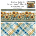 Kit: One Hour Basket - Sunkissed Plaid