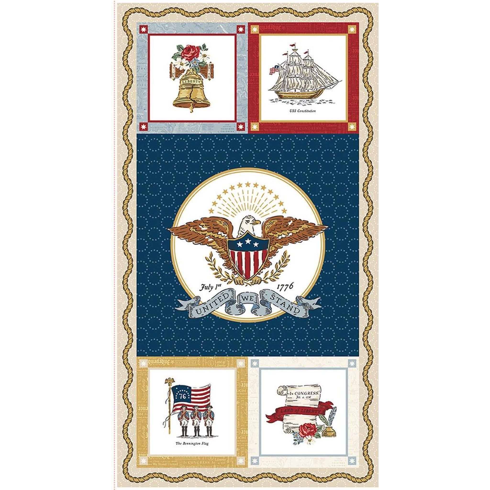 Riley Blake Independence Panel 24 1/2" x 43 1/2"