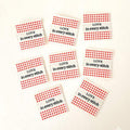 Woven Labels by Minki Kim - Check Love