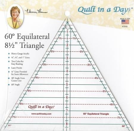 Quilt in a Day 60 degree Triangle Ruler