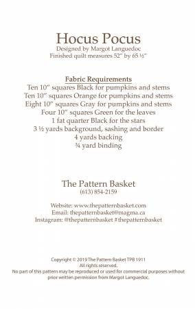 Pattern:  Hocus Pocus