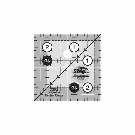 Creative Grids Ruler 2 1/2 inch Square