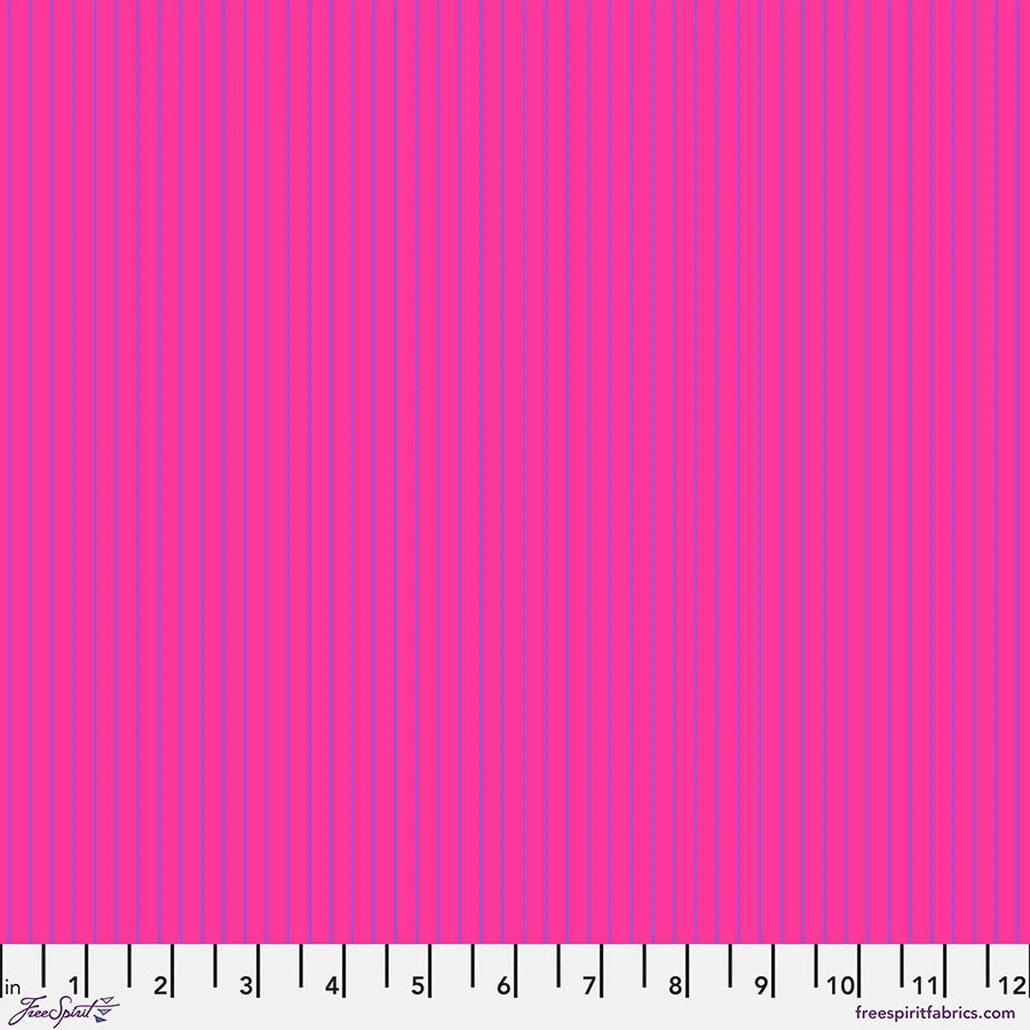 Tula Pink True Colors Tiny Stripes Mystic