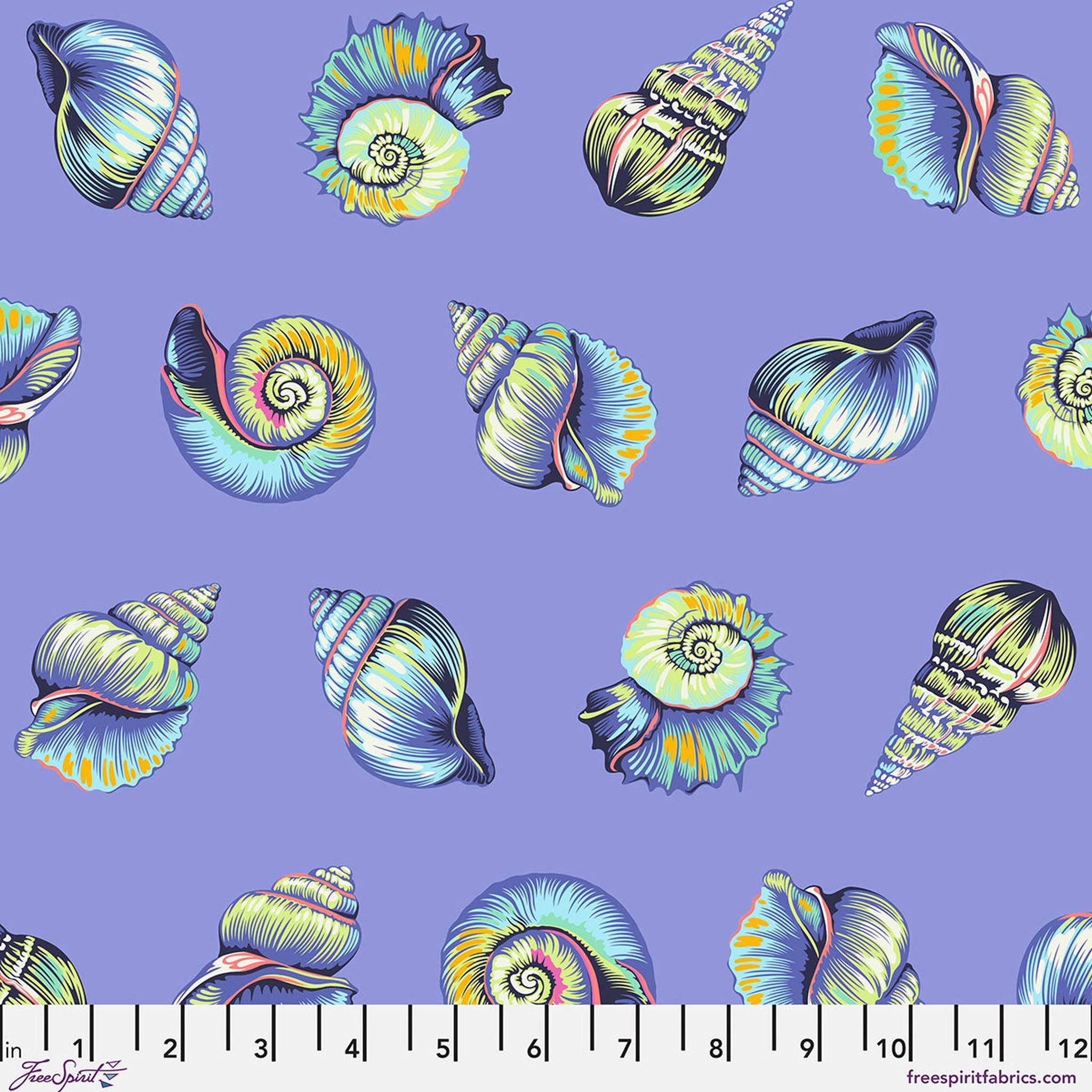 Floral Reef by Tula Pink - Lil Shelly - Marine
