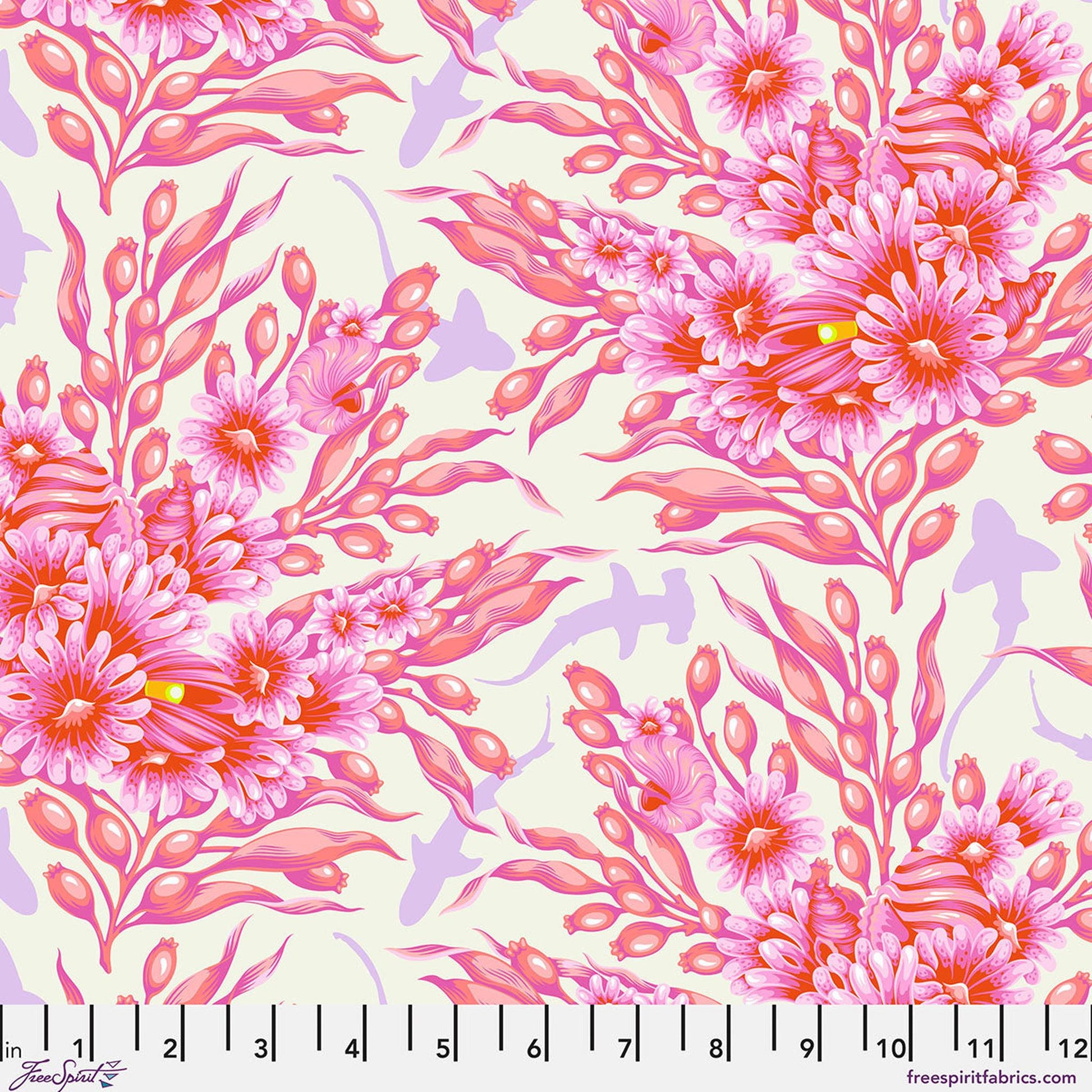 Floral Reef by Tula Pink - Shadow Sharks - Delphine