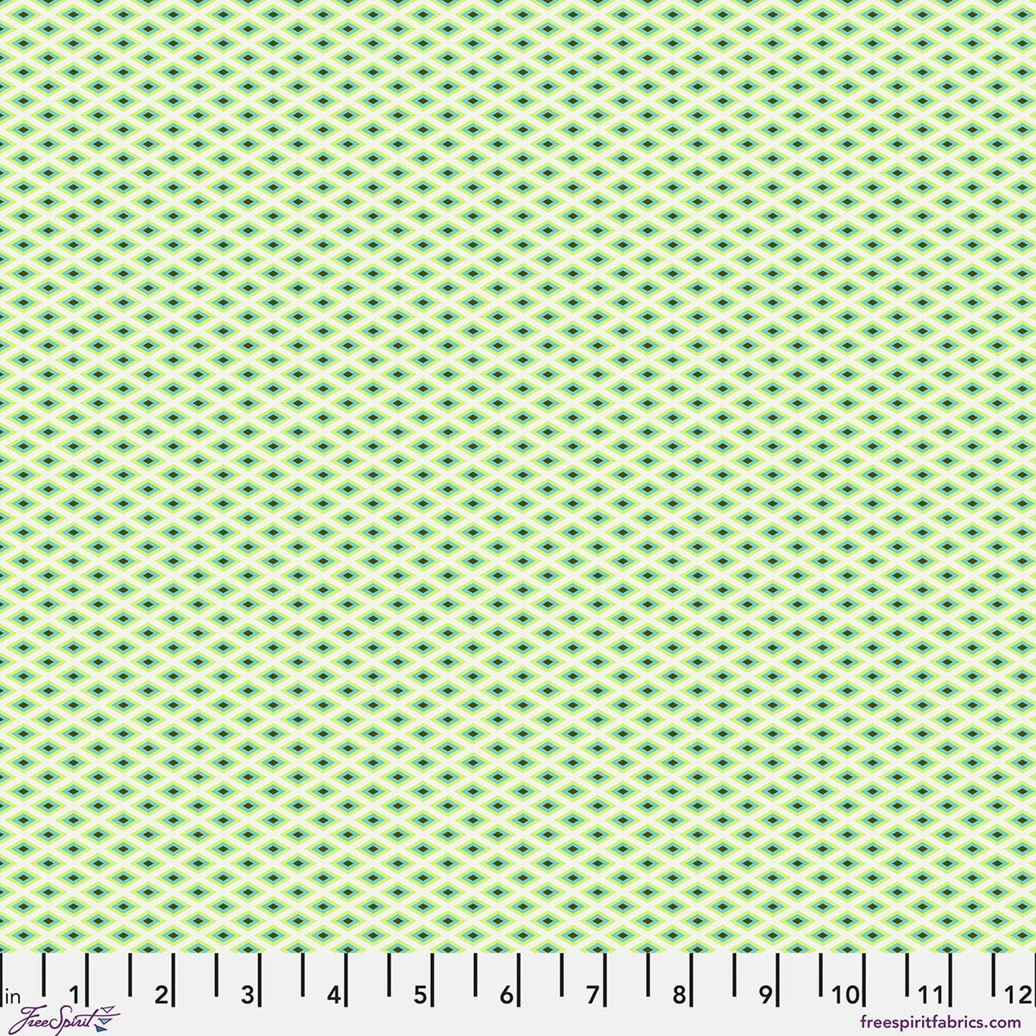 Floral Reef by Tula Pink - Lighthouse Windows - Seagrass