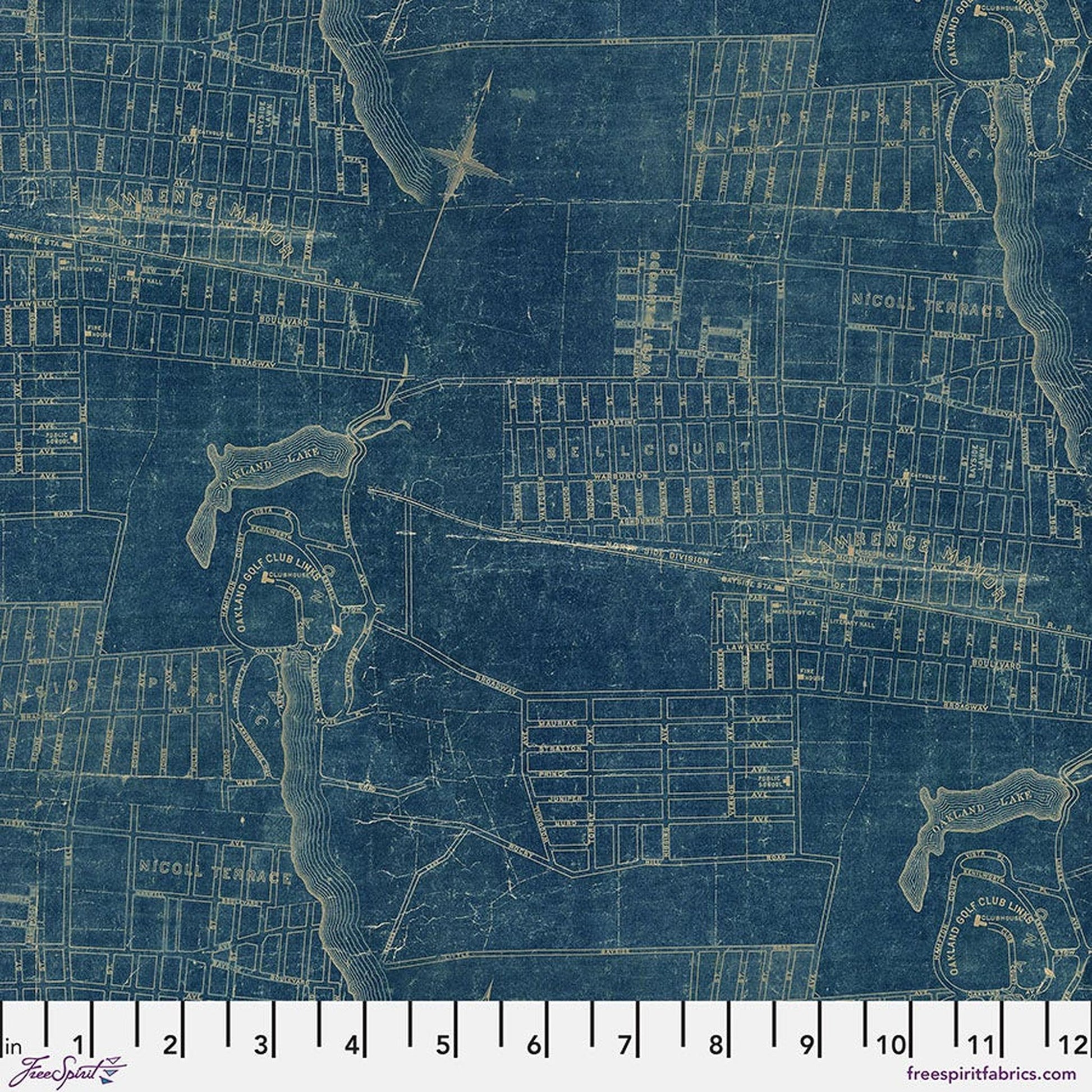 Palette Blue by Tim Holtz - Map