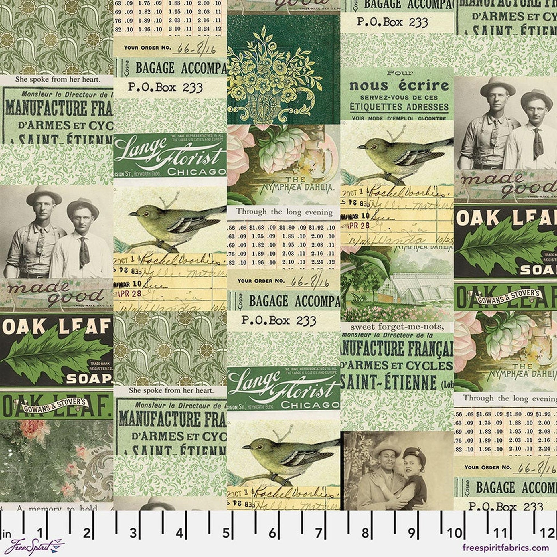 Palette Green by Tim Holtz - Collage