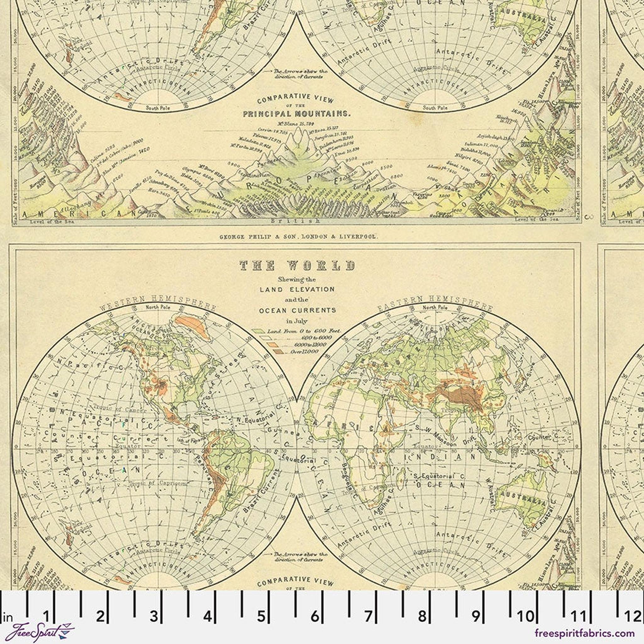 Palette Green by Tim Holtz - Map