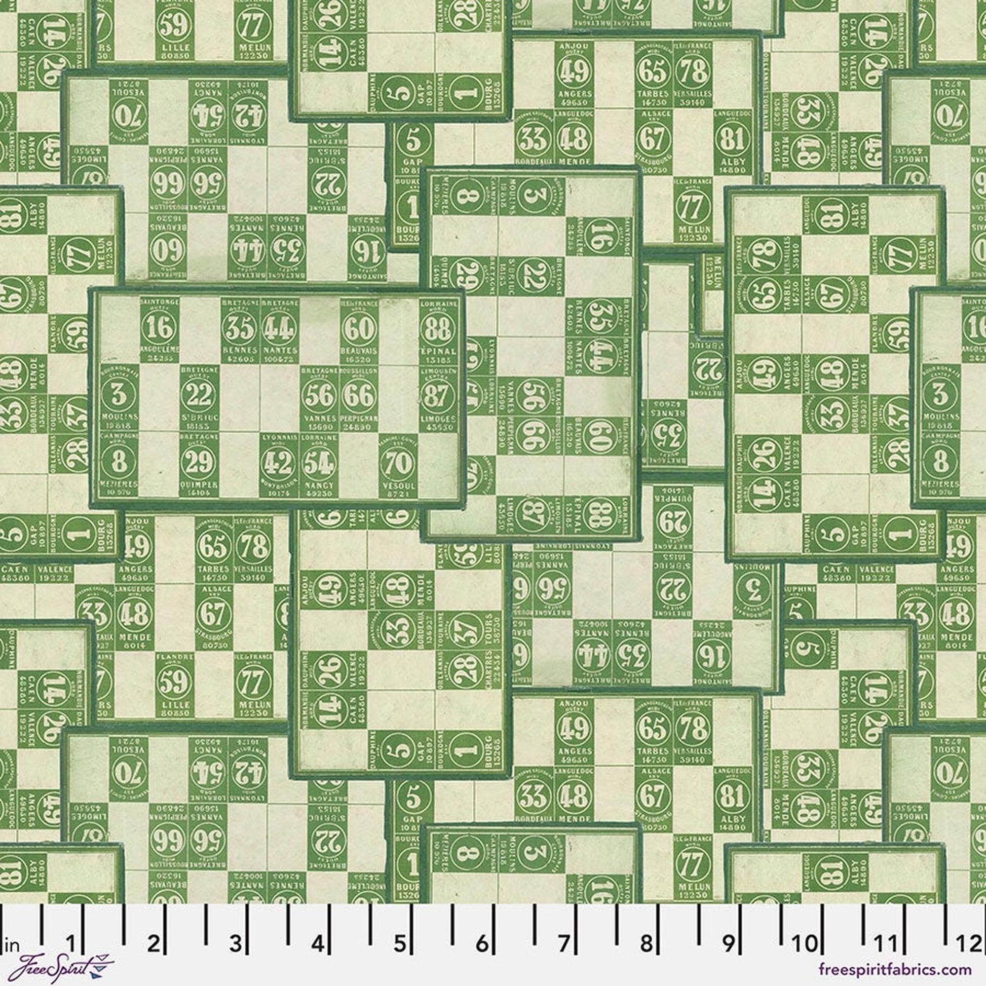 Palette Green by Tim Holtz - Numbers