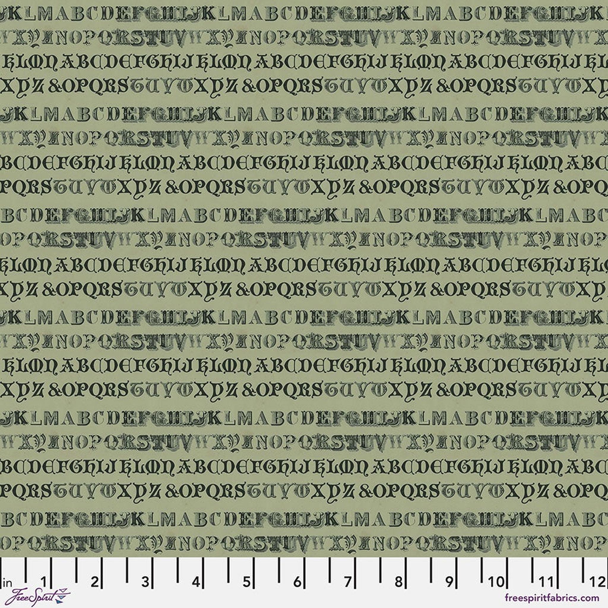 Palette Green by Tim Holtz - Typography