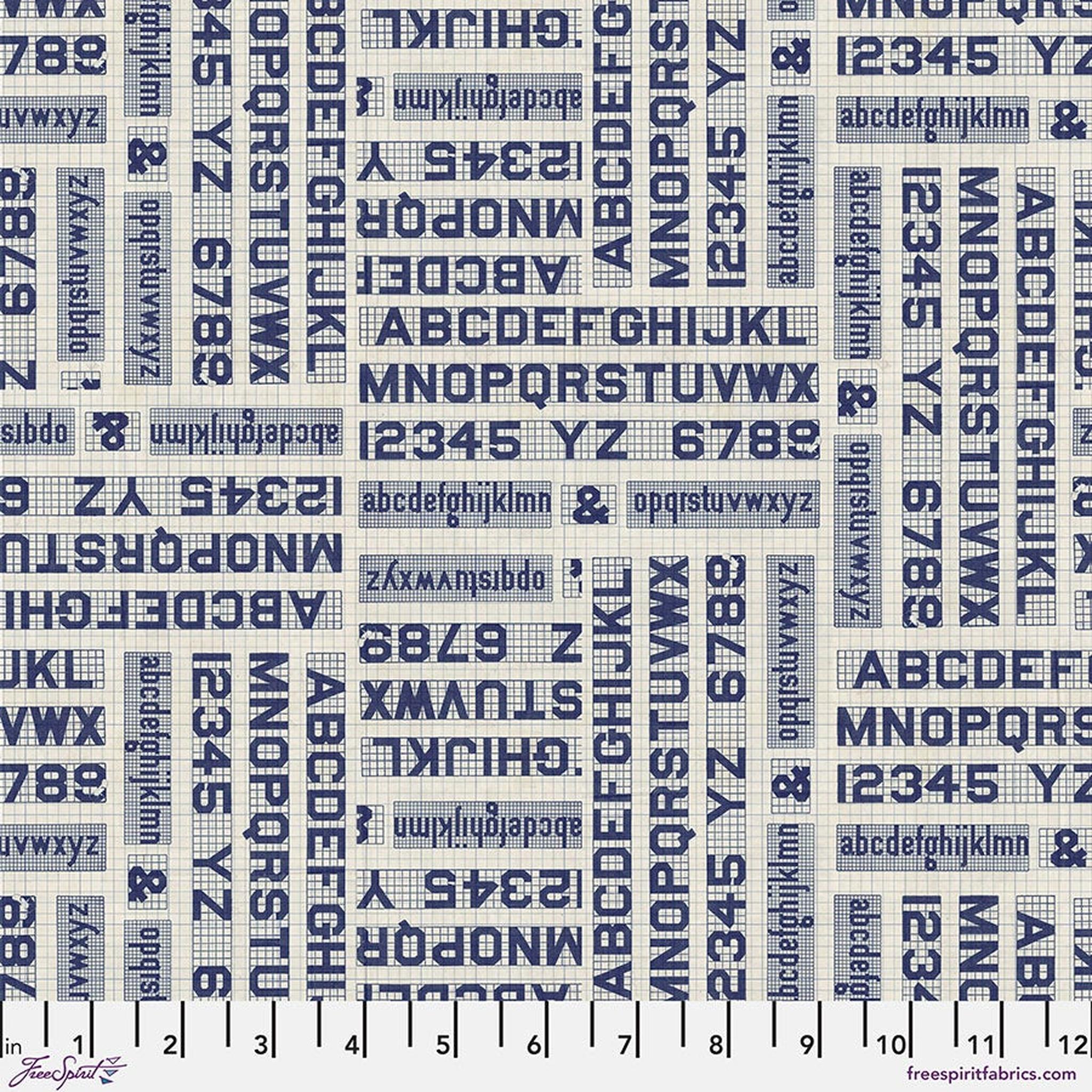 Palette Indigo by Tim Holtz - Typography