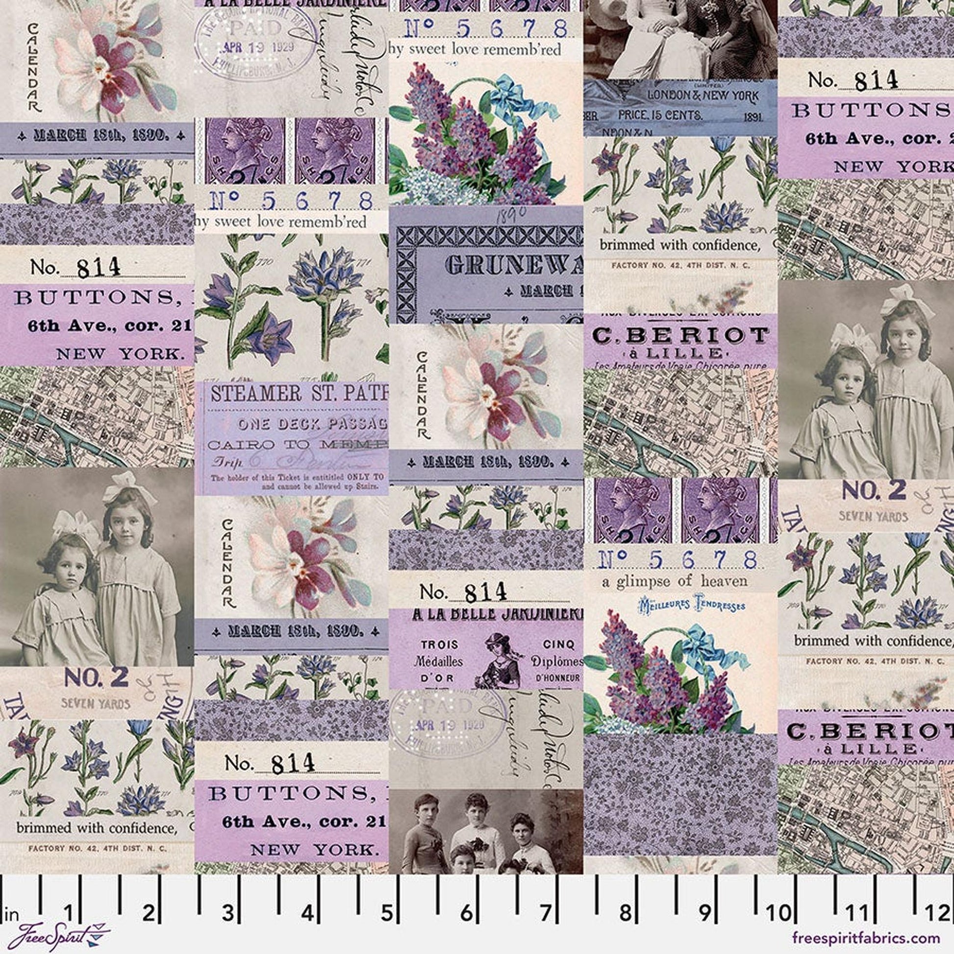 Palette Purple by Tim Holtz - Collage